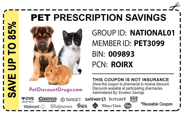 Pett discount prescription medications